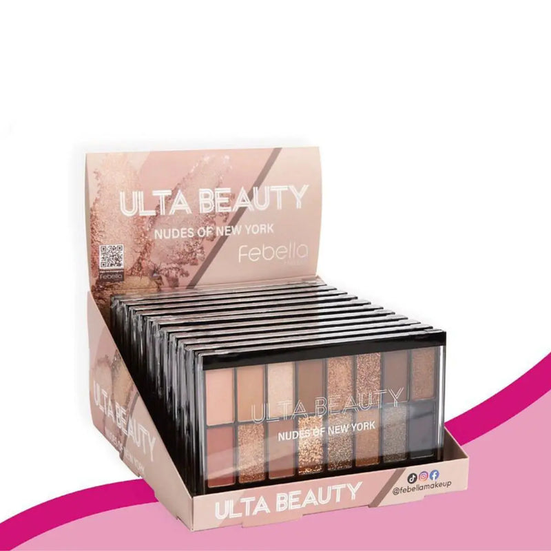 Paleta de sombras Ulta Beauty 16 cores - Febella