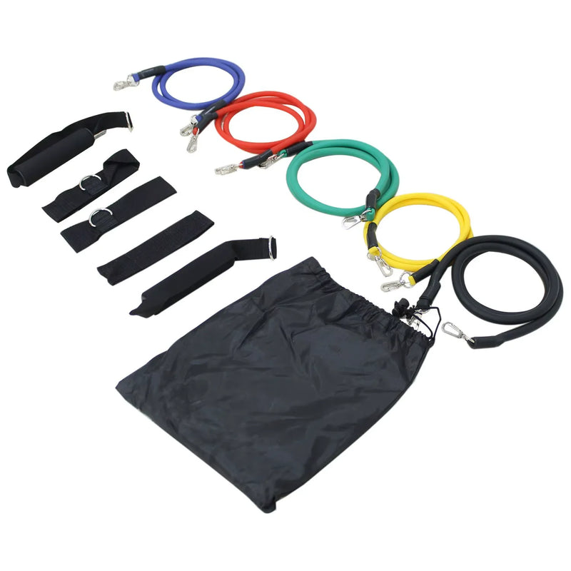 Kit - 11 Elastics Extensores para Exercícios Fisicos